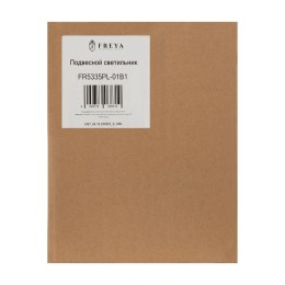 Светильник Mesh 60Вт E27х1 IP20 подвесной Freya FR5334PL-01B