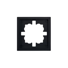 Рамка 1-мест. горизонт. ZIMA черн. бархат LEZARD 704-4200-146