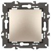 Кнопка 10АХ-250В Elegance шампань 14-1111-04 ЭРА Б0047865