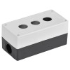 Корпус КП103-Р 3-м для кнопок бел. IEK BKP10-3-K01-R
