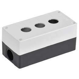 Корпус КП103-Р 3-м для кнопок бел. IEK BKP10-3-K01-R