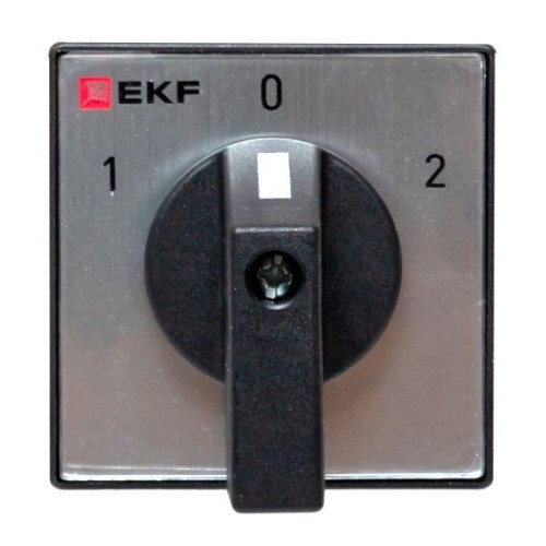 Переключатель кулачковый ПК-1-23 3п 25А "1-0-2" IP65 EKF pk-1-23-25-65