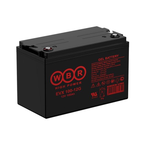 Аккумулятор тяговый 12В 100А.ч WBR EVX100-12G WBR