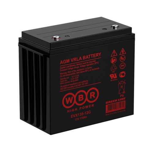 Аккумулятор тяговый 12В 135А.ч WBR EVX135-12G WBR