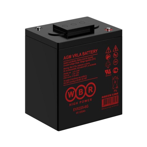 Аккумулятор тяговый 6В 225А.ч WBR EVX225-6G WBR