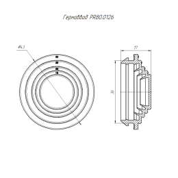 Гермоввод d32 (уп.5шт) Промрукав PR80.0126