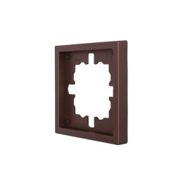 Рамка 1-мест. горизонт. ZIMA шоколад LEZARD 704-7300-146