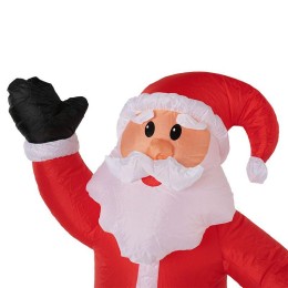 Фигура надувная 3D "Дед Мороз приветствует" 240см 5LED бел. бел. 18Вт IP65 внутр. подсветка компресс