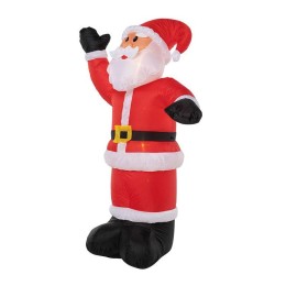 Фигура надувная 3D "Дед Мороз приветствует" 240см 5LED бел. бел. 18Вт IP65 внутр. подсветка компресс