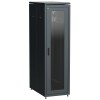 Шкаф сетевой LINEA N 38U 800х1000мм стекл. передняя дверь задняя металлическая чер. ITK LN05-38U81-G