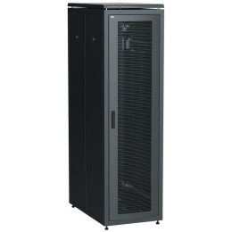Шкаф сетевой LINEA N 47U 800х1000мм перф. передняя дверь задняя перф. чер. ITK LN05-47U81-PP