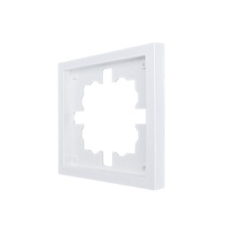 Рамка 1-мест. горизонт. ZIMA бел. LEZARD 704-0200-146