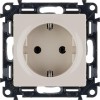 Розетка 1-м СП Valena Life 16А IP2X 250В 2P+E безвинтов. клеммы с лицев. панелью механизм сл. кость