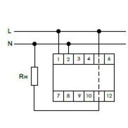Указатель тока WT-1 (однофазный; 0.5-50А; цифровая индикация; монтаж на DIN-рейке 35мм 160-260В AC I