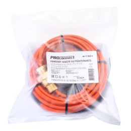 Кабель греющий саморег. 10 ККНС 2ЛПп-ЭЛ 65/85 в трубу 6м/60Вт PROconnect 51-0603-4