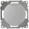 Розетка 1-м СП Florence 16А IP20 с заземл. винтов. контакты с крышкой механизм сер. (1E10501302) One