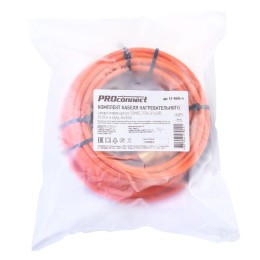 Кабель греющий саморег. 10 ККНС 2ЛПп-ЭЛ 65/85 в трубу 8м/80Вт PROconnect 51-0604-4