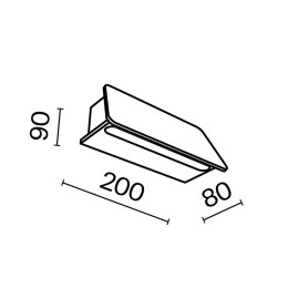 Светильник Trupp 6Вт 3000К IP54 бра настен. Maytoni O429WL-L6GF3K