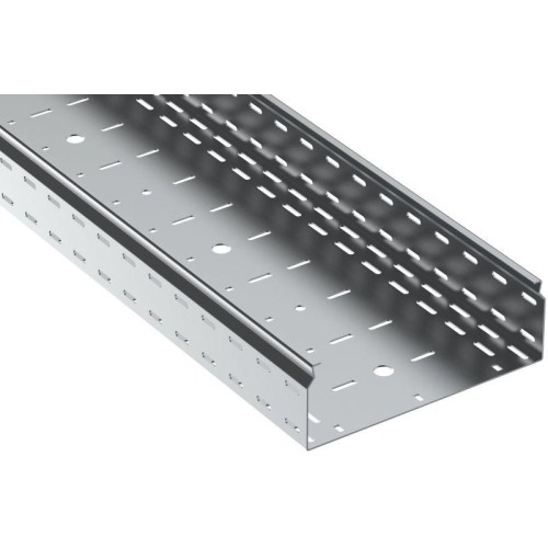 Лоток листовой перфорированный ESCA 7 100х300 L2500 сталь 2.0мм IEK CLP10-100-300-200-D25