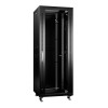 Шкаф монтажный телекоммуникационный напольный SH-05C-32U60/80-BK 19дюйм 32U 600х800х1610мм для распр