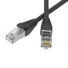 Патч-корд экранированный SLIM CAT6 S/FTP 4х2 28 AWG LSZH 1м черн. DKC RN6SF4510BK-28