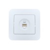 Розетка компьютерная 1-м СП ASTI IP20 RJ45 в сборе Cat 5e бел. LEZARD 7081-0202-139