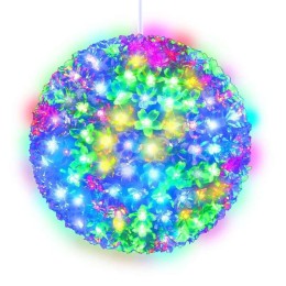 Гирлянда светодиодная «Шар с цветами сакуры» ULD-H2121-200/DTA RGB IP20 SAKURA BALL 200led. d21см RG