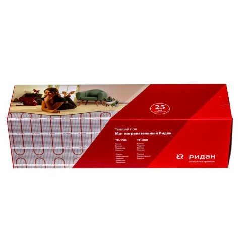 Комплект "Теплый пол" (мат) TF-150 1500Вт/10кв.м 230В Ридан 21RT0428R