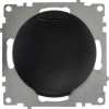 Розетка 1-м СП Florence 16А IP20 с заземл. винтов. контакты с крышкой механизм черн. (1E10501303) On