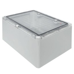 Бокс пластиковый с монтажной платой 400х300х220 IP65 прозр. дверь PROxima EKF PBT65MP004