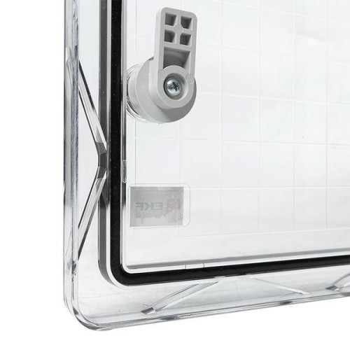 Бокс пластиковый с монтажной платой 400х300х220 IP65 прозр. дверь PROxima EKF PBT65MP004