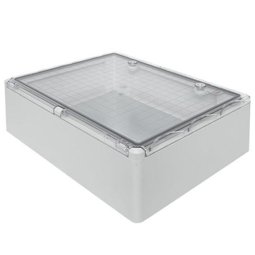 Бокс пластиковый с монтажной платой 500х400х180 IP65 прозр. дверь PROxima EKF PBT65MP006