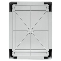 Бокс пластиковый с монтажной платой 500х400х240 IP65 прозр. дверь PROxima EKF PBT65MP007