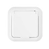 Розетка 1-м СП 16А IP44 с заземл. защ. шторки с крышкой бел. Bylectrica РС16-398