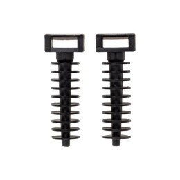 Дюбель d10 L40мм для хомута-стяжки черн. (уп.100шт) Rexant 07-4512