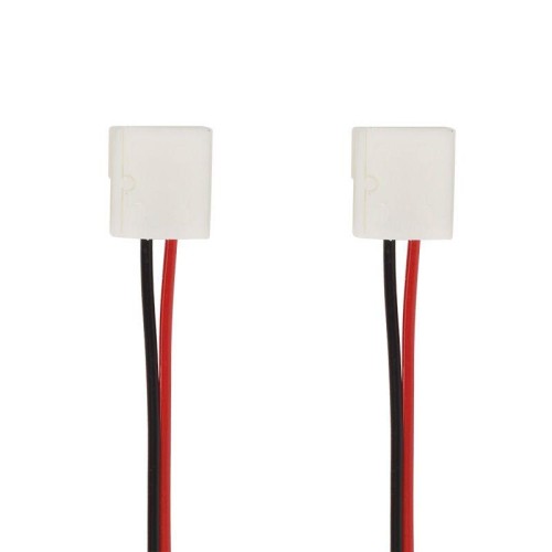 Коннектор соединительный (2 разъема) для одноцвет. LED лент 8мм влагозащ. 15см (уп.10шт) Lamper 144-