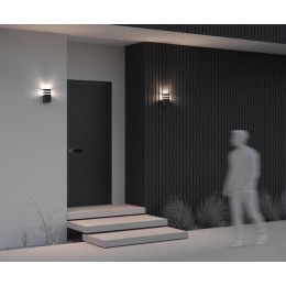 Светильник Unter den Linden 1х60Вт E27 IP54 бра настен. Maytoni O578WL-01B