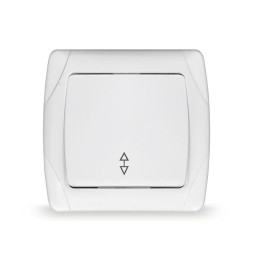 Переключатель проходной 1-кл. СП Маргарита 10А IP20 бел. UNIVersal М0025