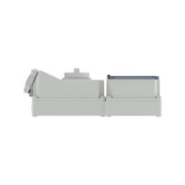 Розетка наружн. уст. 16А 230В 2P+E с мех. блокировкой и DIN-рейкой на 6мод. IP67 DKC DIS5681683