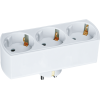 Разветвитель 3-м с заземл. 10А IP20 94 672 NAD-L-3E-WH в ряд Navigator 94672