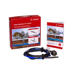 Кабель нагревательный саморег. Pipeheat-15 30Вт 2м с вилкой Ридан 21RT0800R