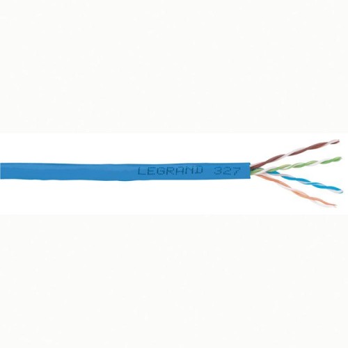 Кабель витая пара U/UTP кат.6 4х2х24AWG solid LSZH 305м (м) Leg 032754