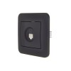 Розетка компьютерная 1-м СП ASTI IP20 RJ45 в сборе Cat 5e черн. бархат LEZARD 7081-4242-139