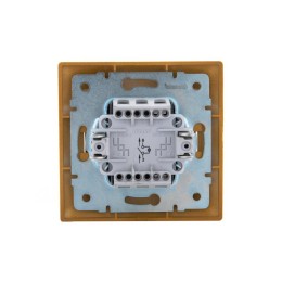 Выключатель 1-кл. СП Mira 10А IP20 с подсветкой ольха LEZARD 701-0701-111