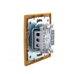 Выключатель 1-кл. СП Mira 10А IP20 с подсветкой ольха LEZARD 701-0701-111