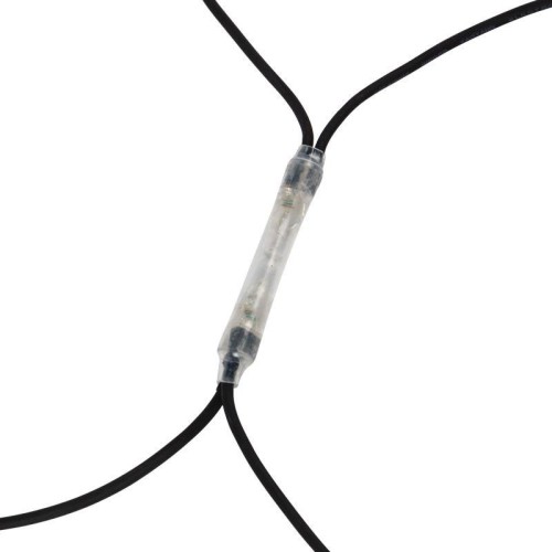 Гирлянда светодиодная "Сеть" 2х3м 432LED тепл. бел. 40Вт 220-240В IP67 провод каучук черн. Neon-Nigh