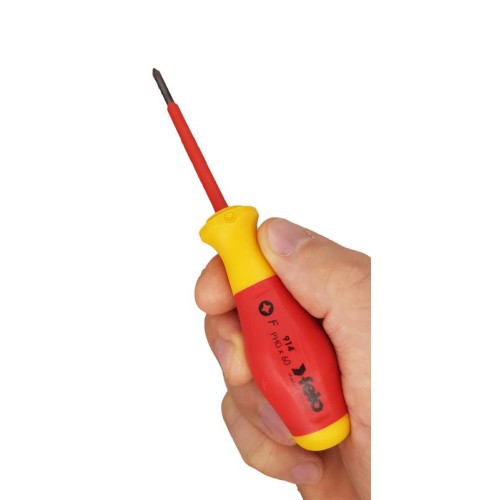 Отвертка диэлектрическая крестовая PH0х60 Felo 91400190