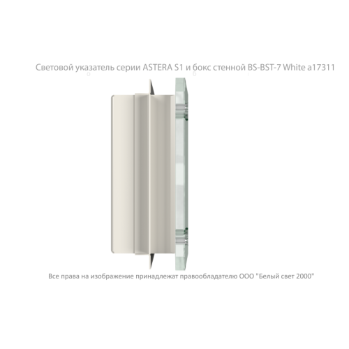 Оповещатель пожарный световой BS-ASTERA-10-F1-24 Белый Свет a22809