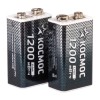 Аккумулятор крона Li-ion 9В 1200мАч (блист.1шт) КОСМОС KOCLi9V1200mAh1BL