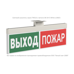 Указатель световой BS-TRIOLA-71-S1-INEXI3 Белый Свет a31240